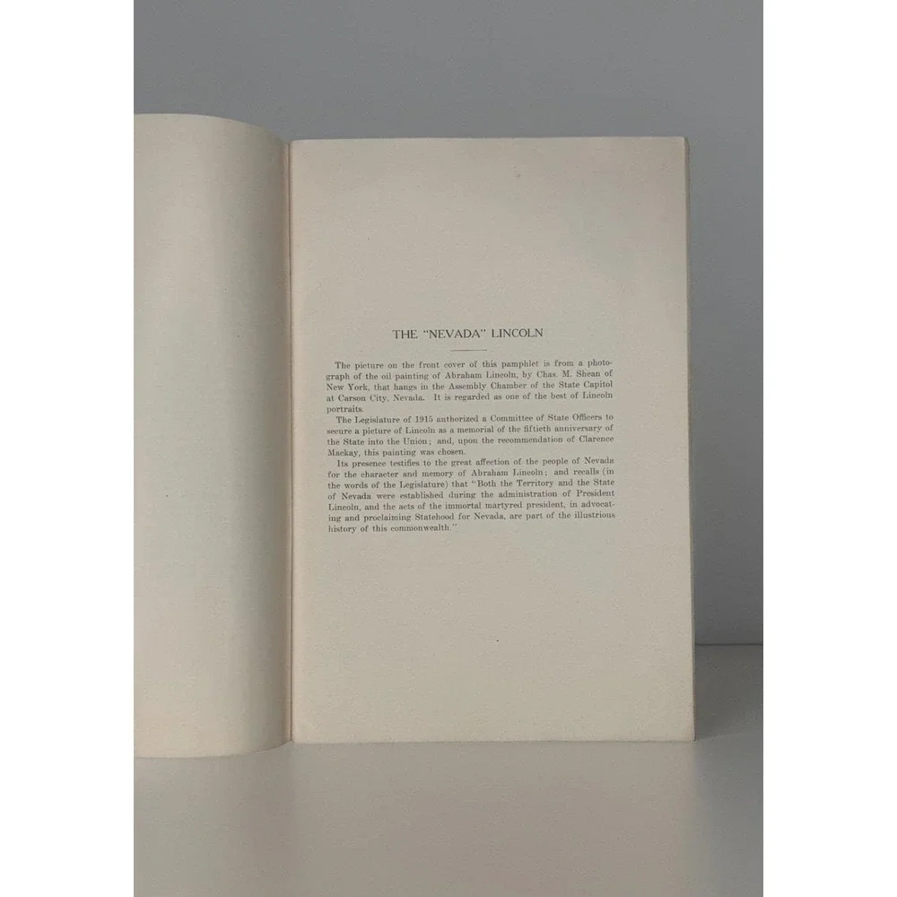Vintage 1948 Political History of Nevada John Koontz Secretary of State Book